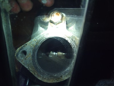 as you can see part of the piston broke inside the cylinder